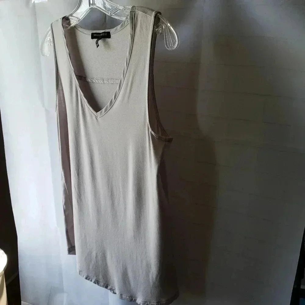 Banana Republic women tank top silver size S - Picture 2 of 5
